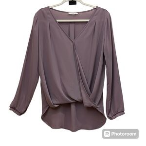 Lush purple/lilac blouse / Dress Top / Medium